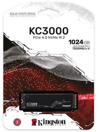 Kietasis diskas Kingston KC3000 M.2 Pcie 4.0 NVMe 1TB