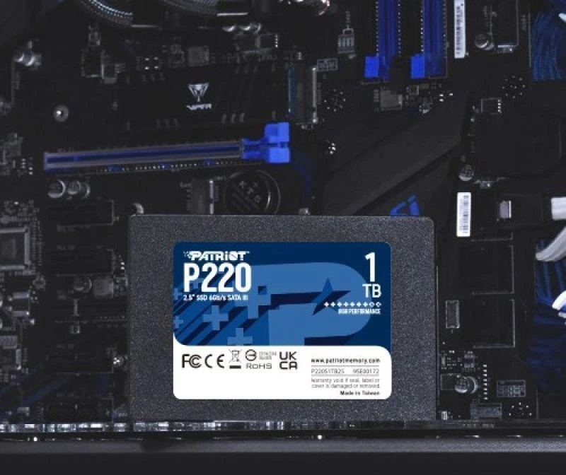PATRIOT P220 SATA 3 1TB SSD 550/500MB/s