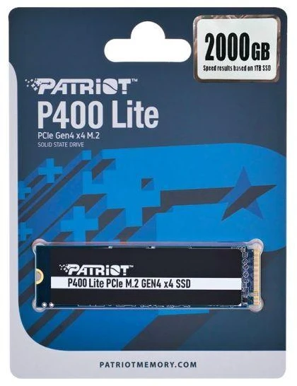 SSD diskas Patriot Viper P400 Lite M.2 PCI-Ex4 NVMe 2000GB