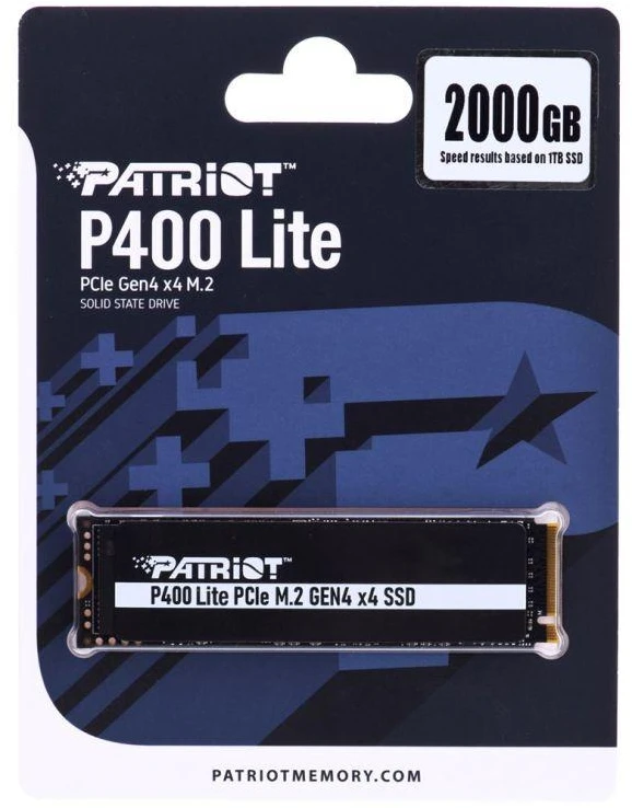 SSD diskas Patriot Viper P400 Lite M.2 PCI-Ex4 NVMe 2000GB