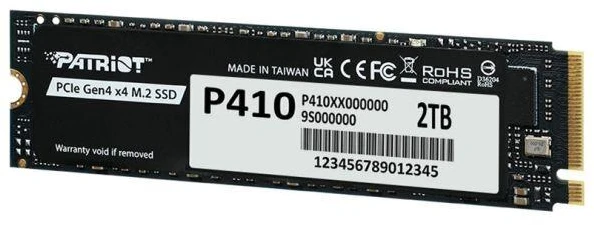 Ausinės SSD diskas Patriot Viper P410 M.2 PCI-Ex4 NVMe 1.4 2TB