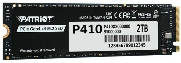 Ausinės SSD diskas Patriot Viper P410 M.2 PCI-Ex4 NVMe 1.4 2TB