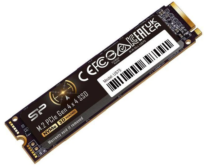 SILICON POWER COMPUTER & COMMUNICAT SILICON POWER SSD US75 1TB M.2 PCIe NVMe Gen4x4 NVMe 1.4 7000/6000MB/s
