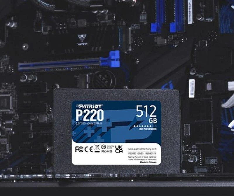 PATRIOT P220 SATA 3 512 GB SSD 550/500 MB/s