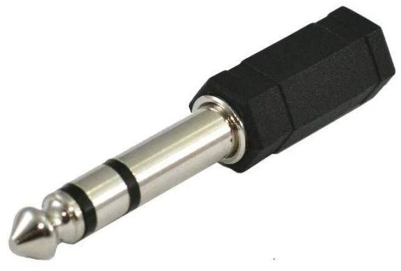 SOUND STATION QUALITY (SSQ) Garso stoties kokybė (ssq) SSQ HA1 SS-1820 Adapteris Stereo 3,5 mm lizdas - Stereo 6,3 mm lizdas Juodas