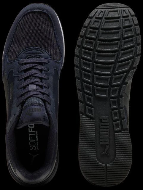 ST Runner v4 NL/ MESH laisvalaikio bateliai, tamsiai mėlyni / PUMA juodi (40474304)