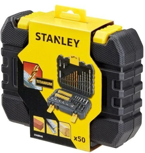Grąžtų ir sukimo antgalių komplektas Stanley STA88546-XJ; 50 vnt.