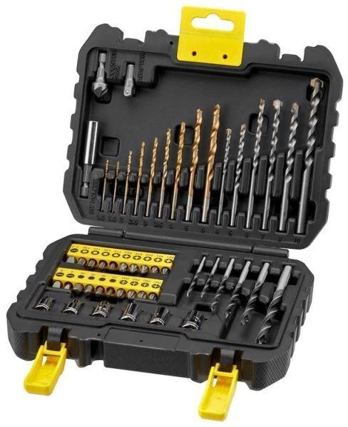 Grąžtų ir sukimo antgalių komplektas Stanley STA88546-XJ; 50 vnt.