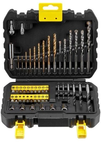 Grąžtų ir sukimo antgalių komplektas Stanley STA88546-XJ; 50 vnt.