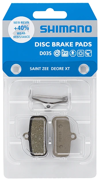Diskinių stabdžių kaladėlės Shimano D03S Resin