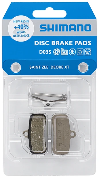 Diskinių stabdžių kaladėlės Shimano D03S Resin