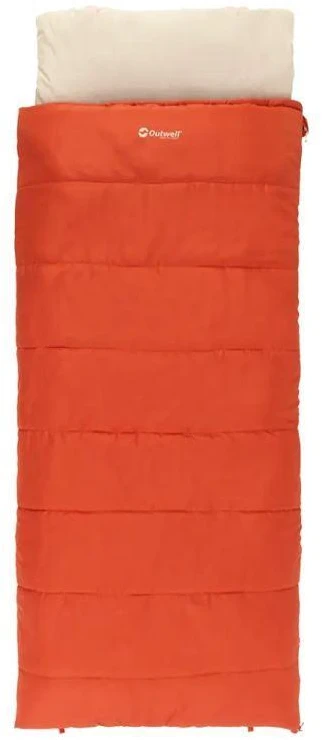 „Outwell Contour Lux“ | Miegmaišis | 220 x 85 cm | Dvipusis L formos atviras galas su automatiniu užraktu