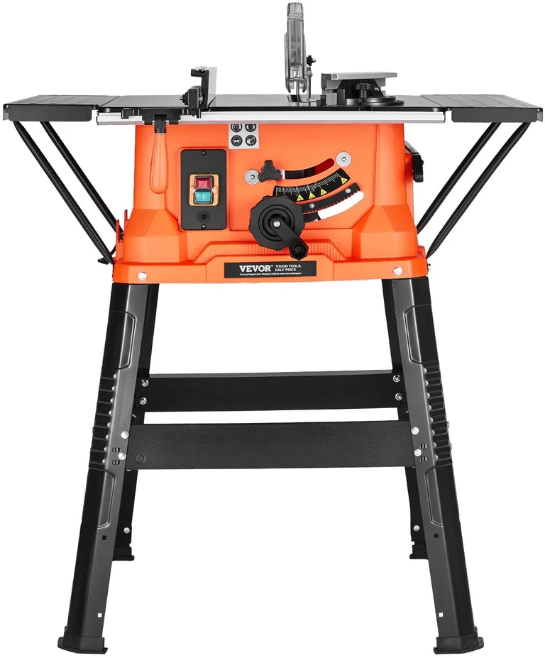 VEVOR Stalinis pjūklas su stovu, 1800 W 254 mm