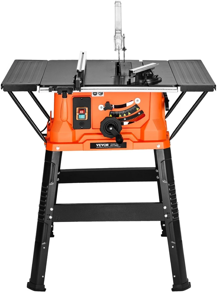 VEVOR Stalinis pjūklas su stovu, 1800 W 254 mm