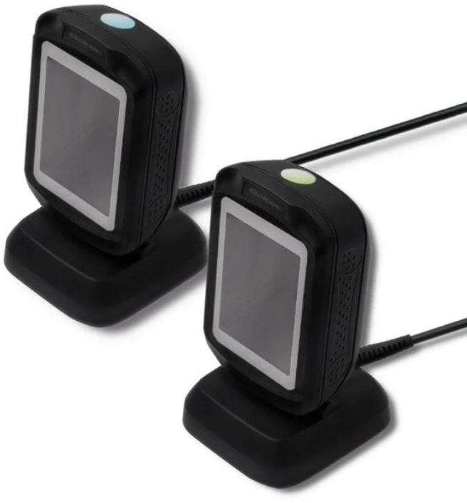 Qoltec 50864 stalinis QR ir brūkšninių kodų skaitytuvas | USB