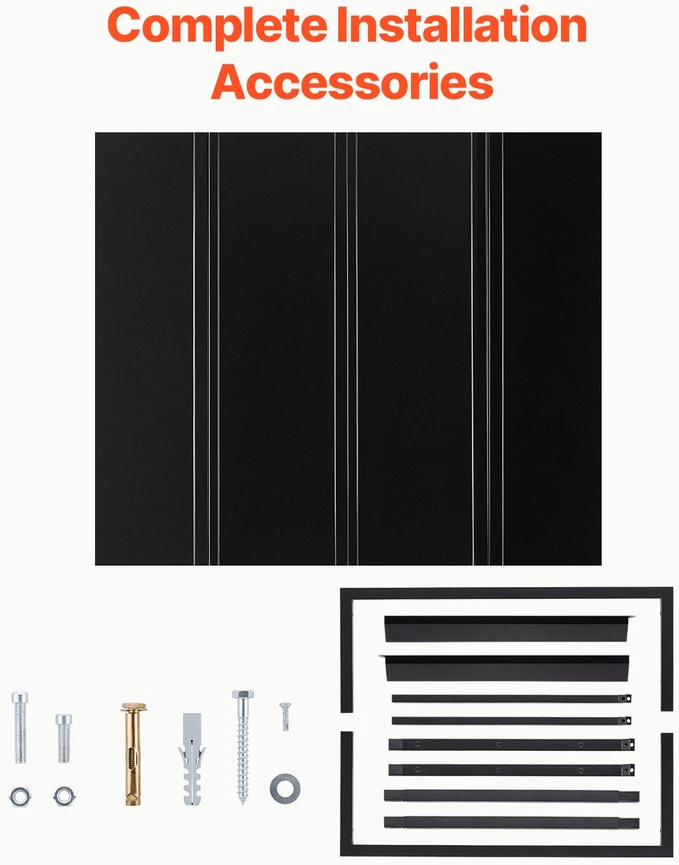 VEVOR Langų stogelis 1125x610 mm prie įėjimo