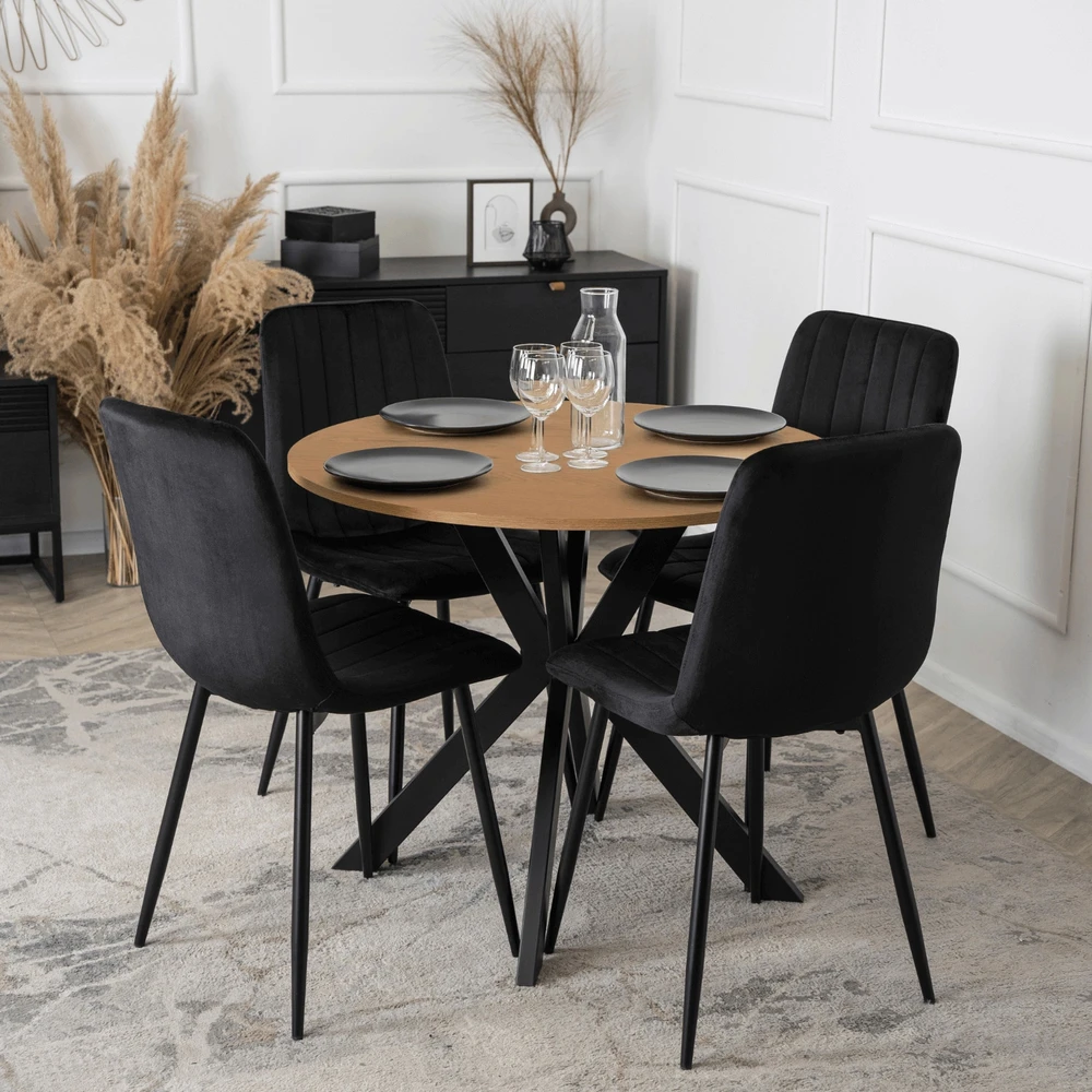 Stalas LAUREN 80 cm auksinio ąžuolo