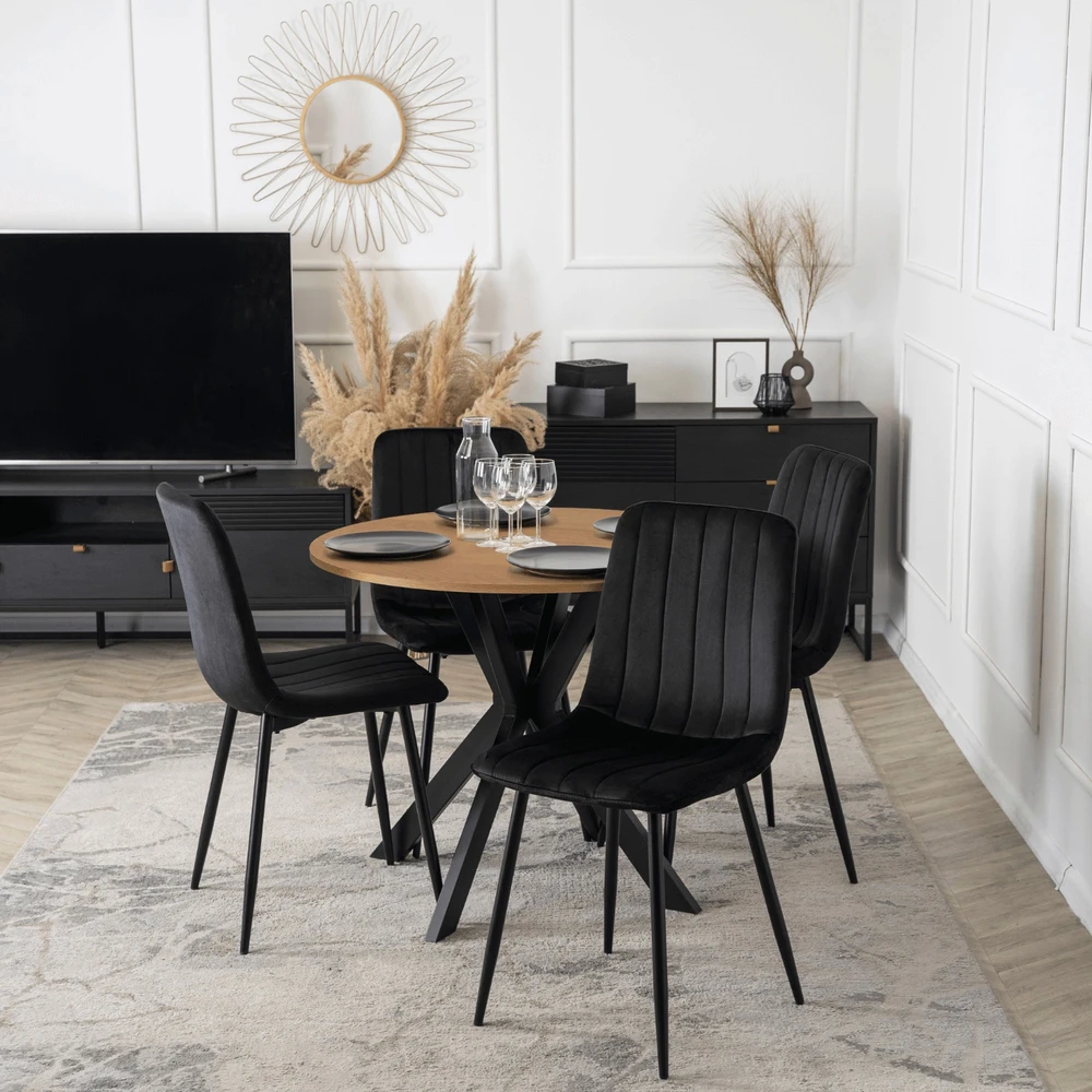 Stalas LAUREN 80 cm auksinio ąžuolo