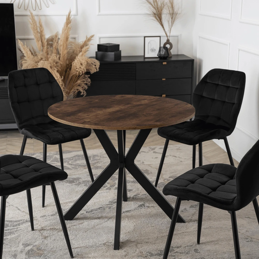 Stalas LAUREN 80 cm sendinto ąžuolo