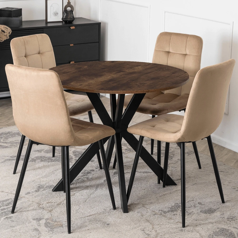 Stalas LAUREN 90 cm sendinto ąžuolo