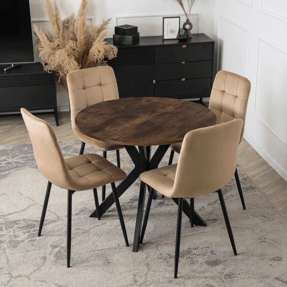 Stalas LAUREN 90 cm sendinto ąžuolo