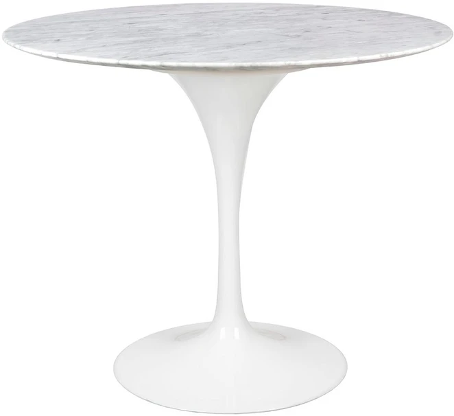 Stalas TULIP MARBLE, baltas