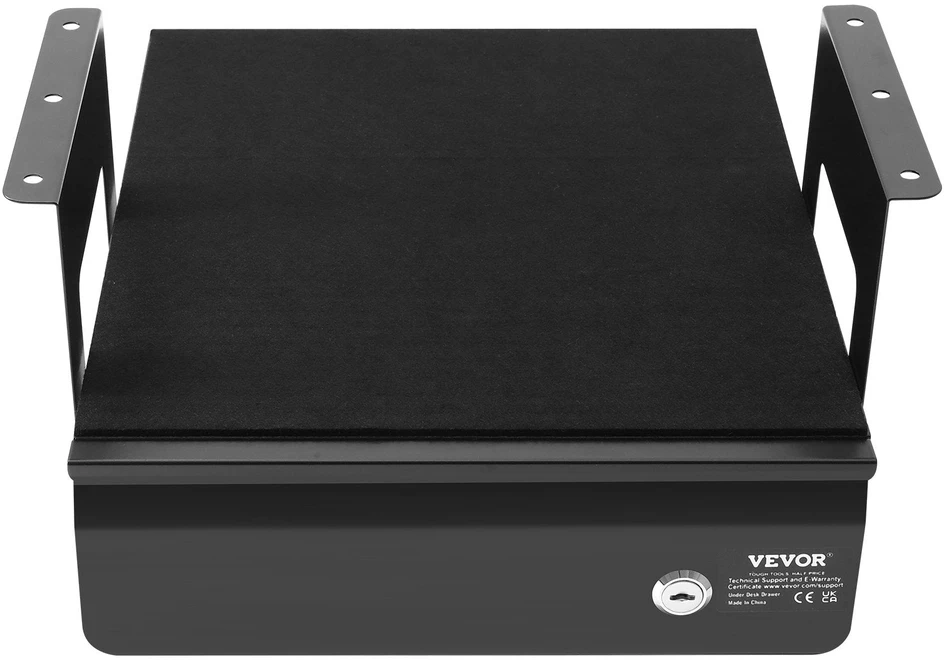 VEVOR 33 cm užrakinama stalčių sistema po stalu