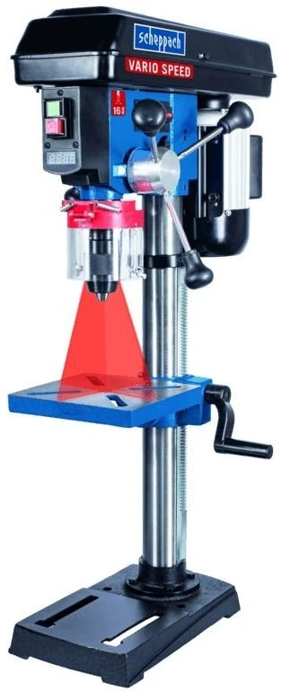 Stalinis gręžtuvas Scheppach DP19Vario, 550 W, 2580 aps./min