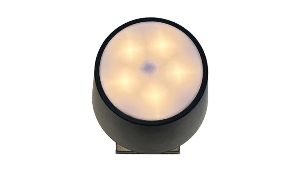 Stalinis LED šviestuvas (Juodas, pakraunamas, 26 cm)