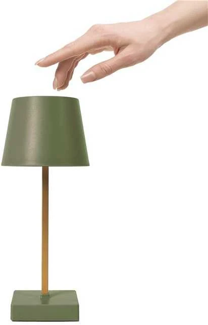 Stalinis LED šviestuvas (Žalia/Aukso, 26 cm)