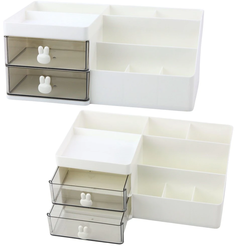 Stalinis organizatorius su 2 stalčiais, 28,5 × 17 × 12 cm