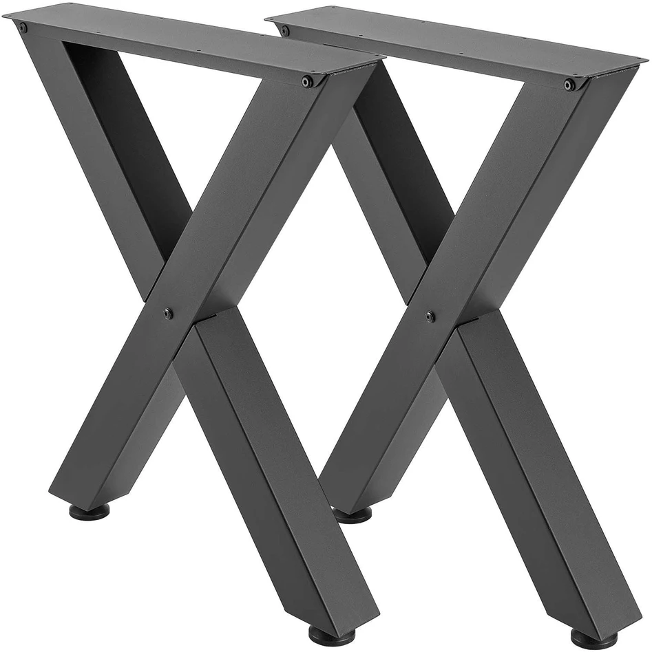 VEVOR Plieninės baldų kojos, 750 x 600 mm, juodos