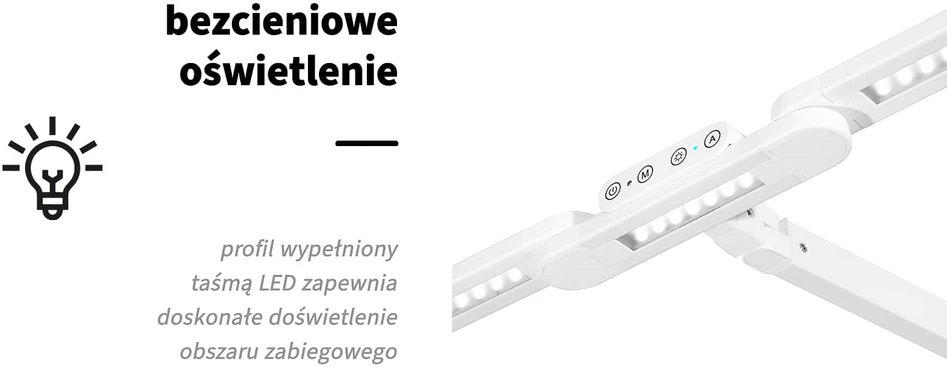 Activeshop Kosmetologinė LED lempa manikiūrui Glow L04 Baltas