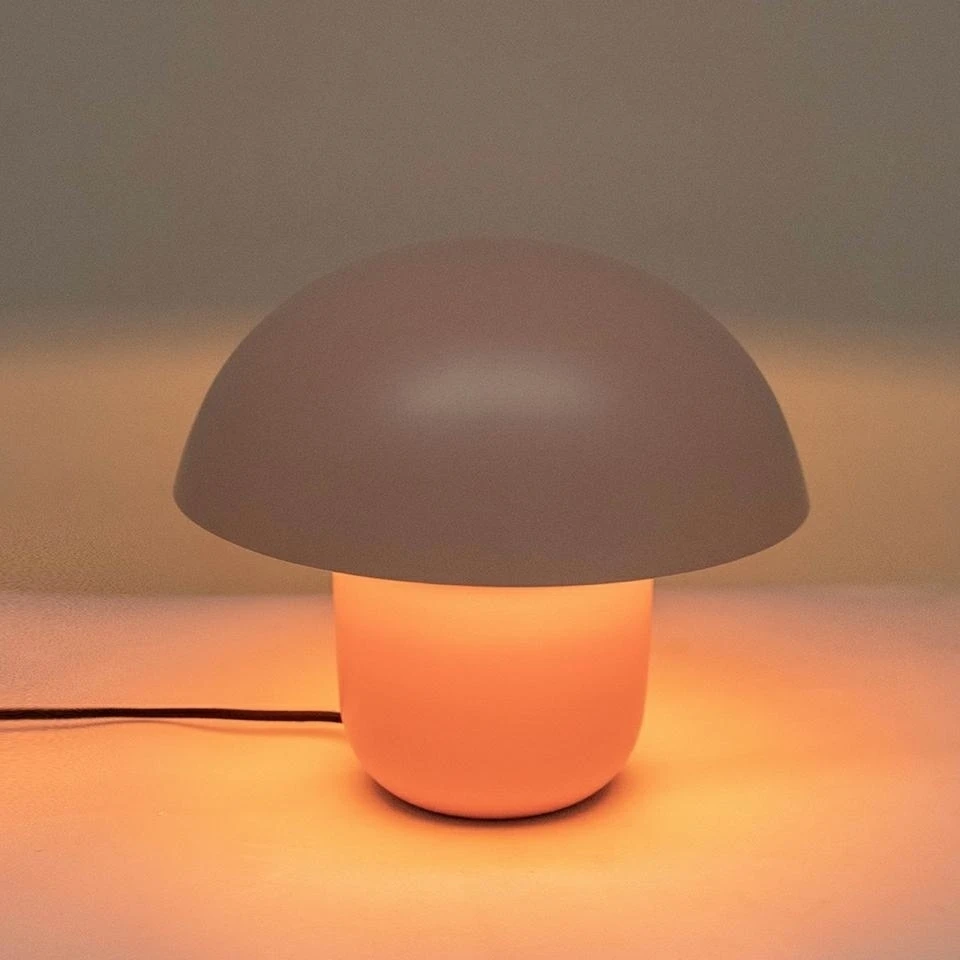Stalo šviestuvas MUSHROOM, E27, rausvas