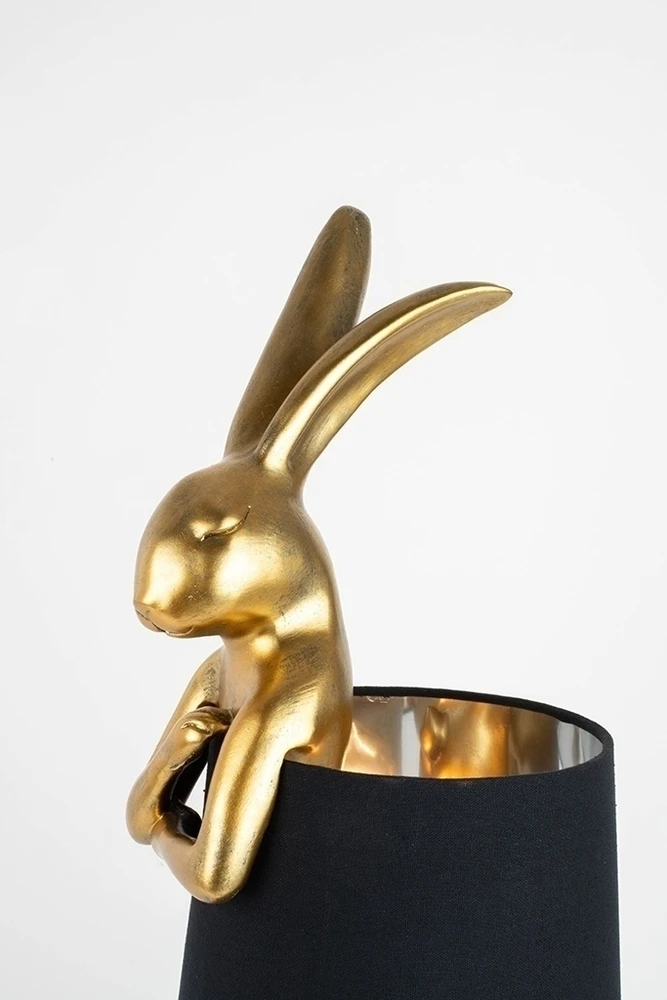 Stalo šviestuvas RABBIT, E14, aukso/juodos sp.