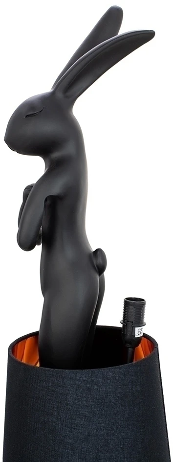Stalo šviestuvas RABBIT, E14, juodas
