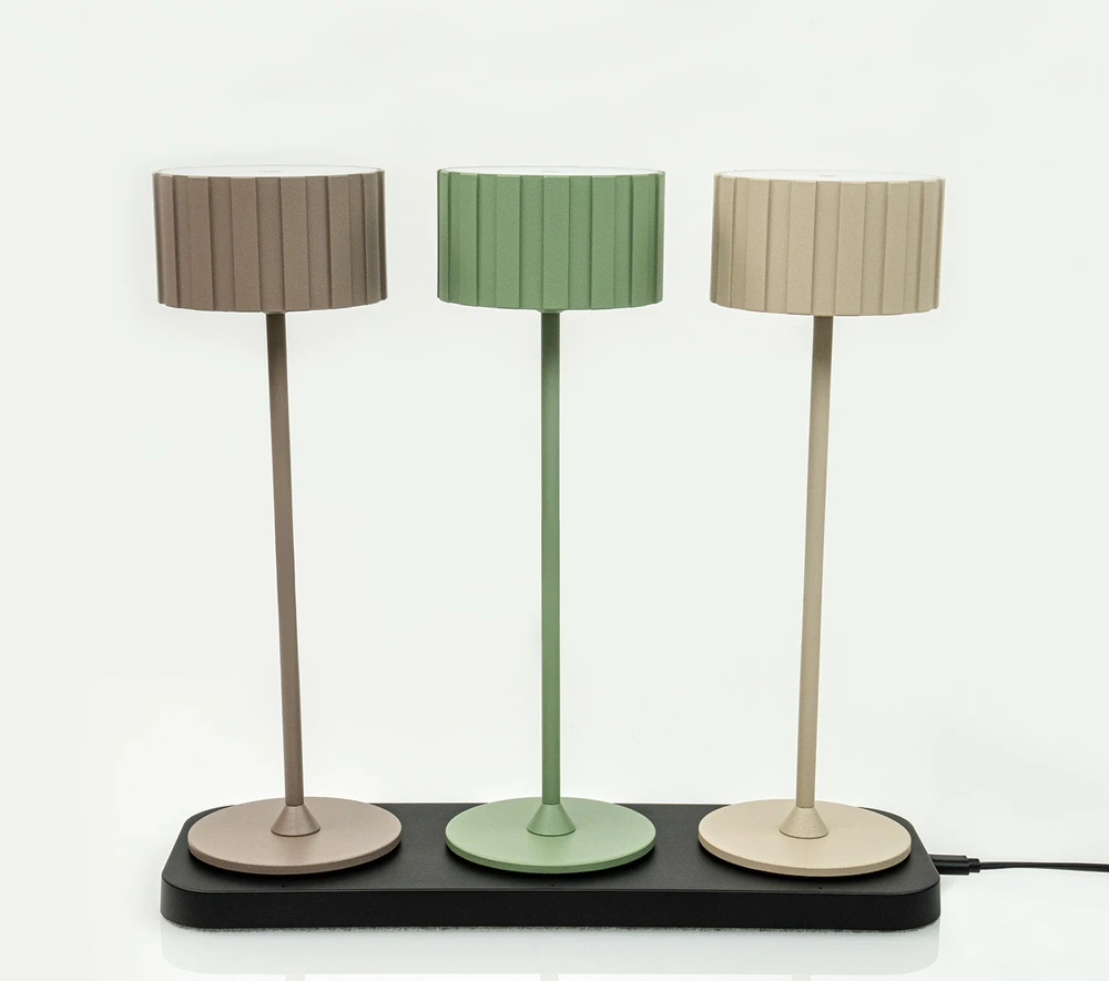 Stalo šviestuvų įkrovimo stotelė, juoda, 2000mA, 5V, 25280