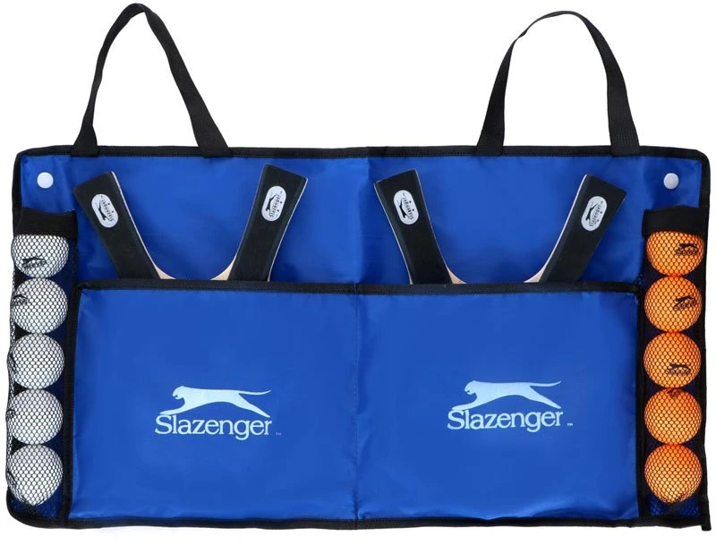 Stalo teniso rinkinys Slazenger, 4 raketės, 10 kamuoliukų