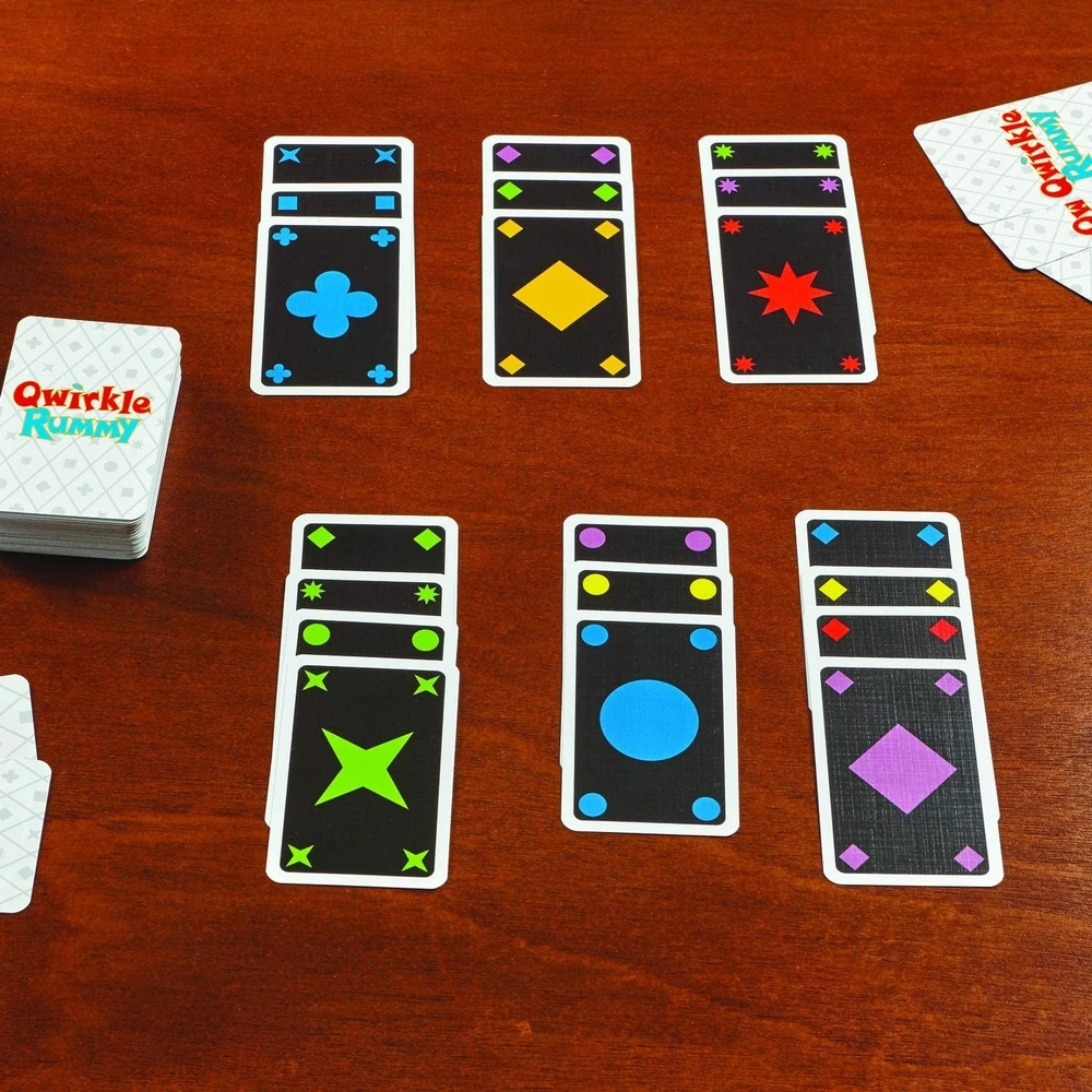 Stalo žaidimas „Qwirkle Rummy“
