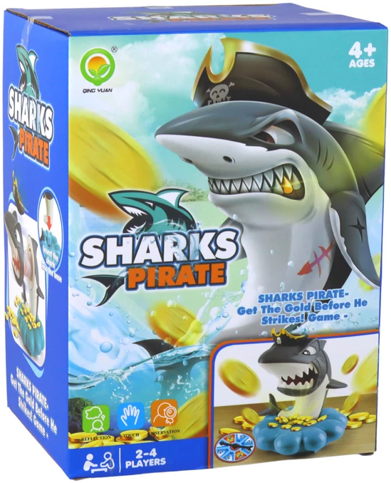 Arkadinis žaidimas Ryklys piratas Lean Toys