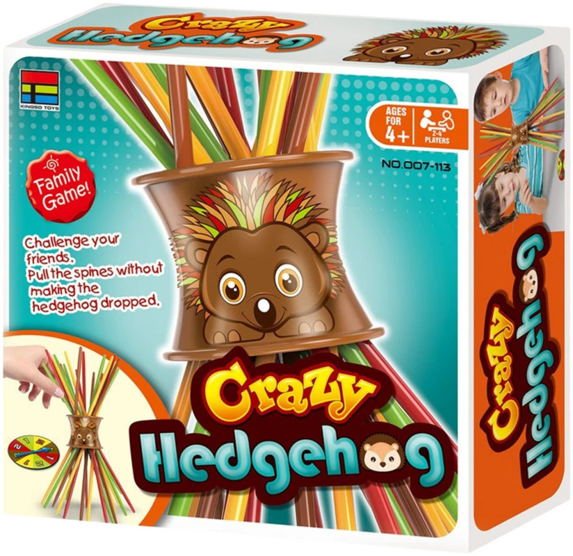 Stalo žaidimas vikrumui Crazy Hedgehog, 32 lazdelės