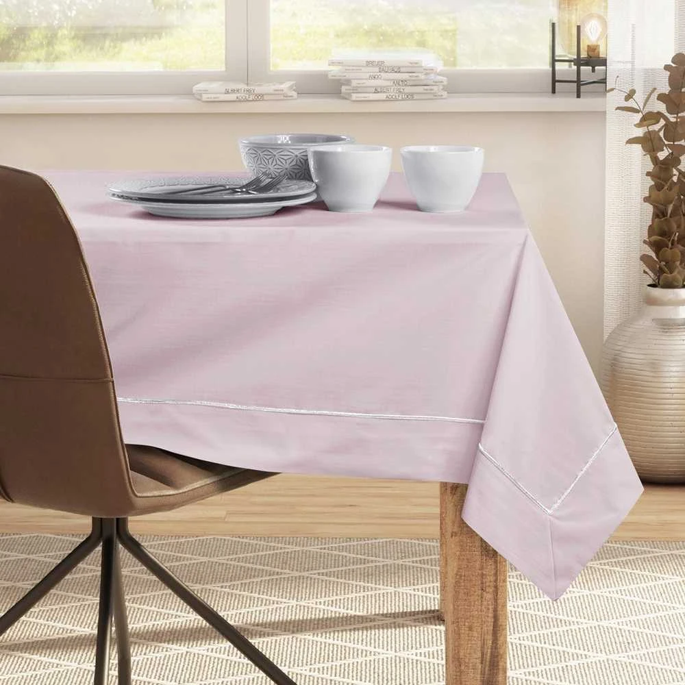 DecoKing Staltiesė 110×140 pudrinė DK PURE