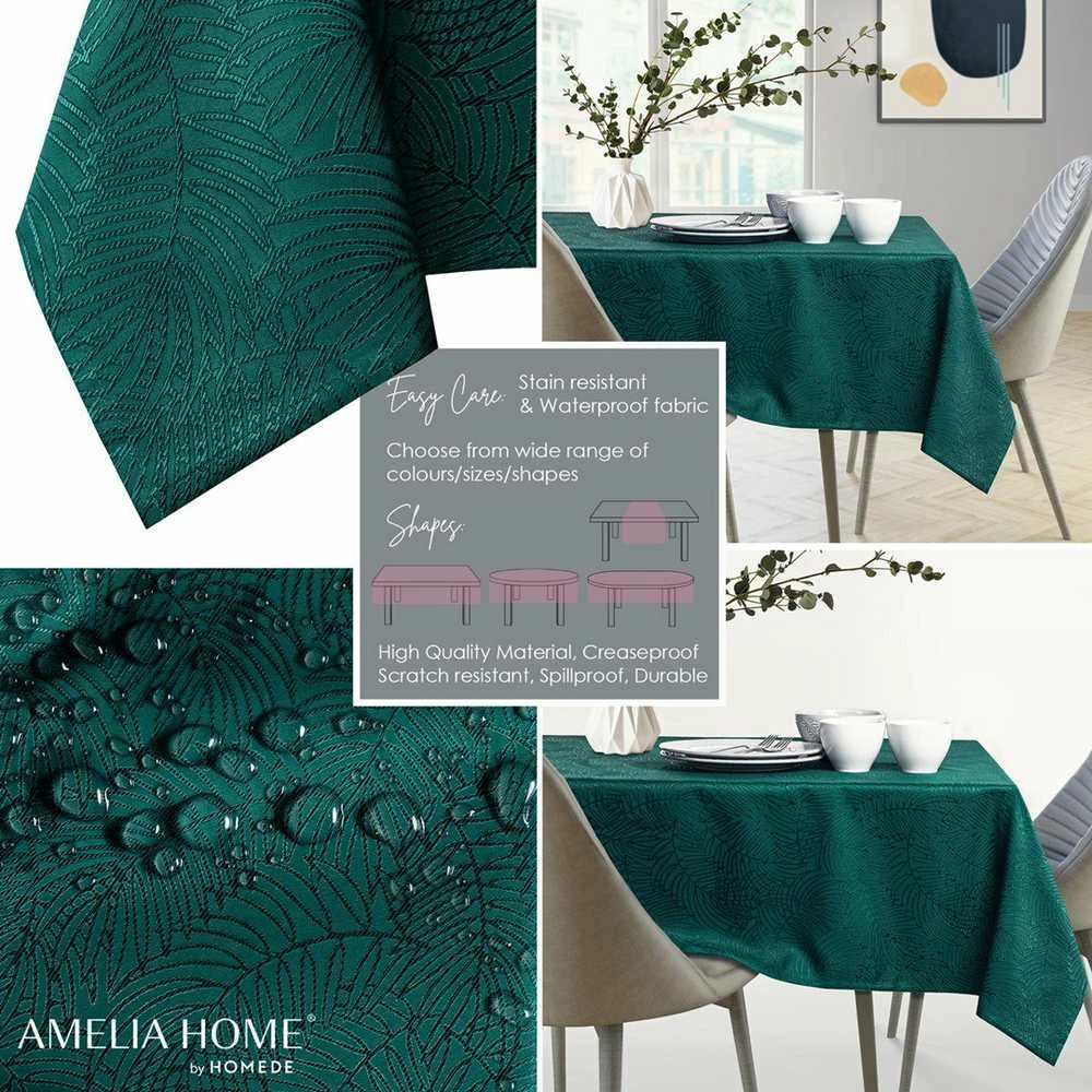 Staltiesė 110×160 butelkine žalia AmeliaHome