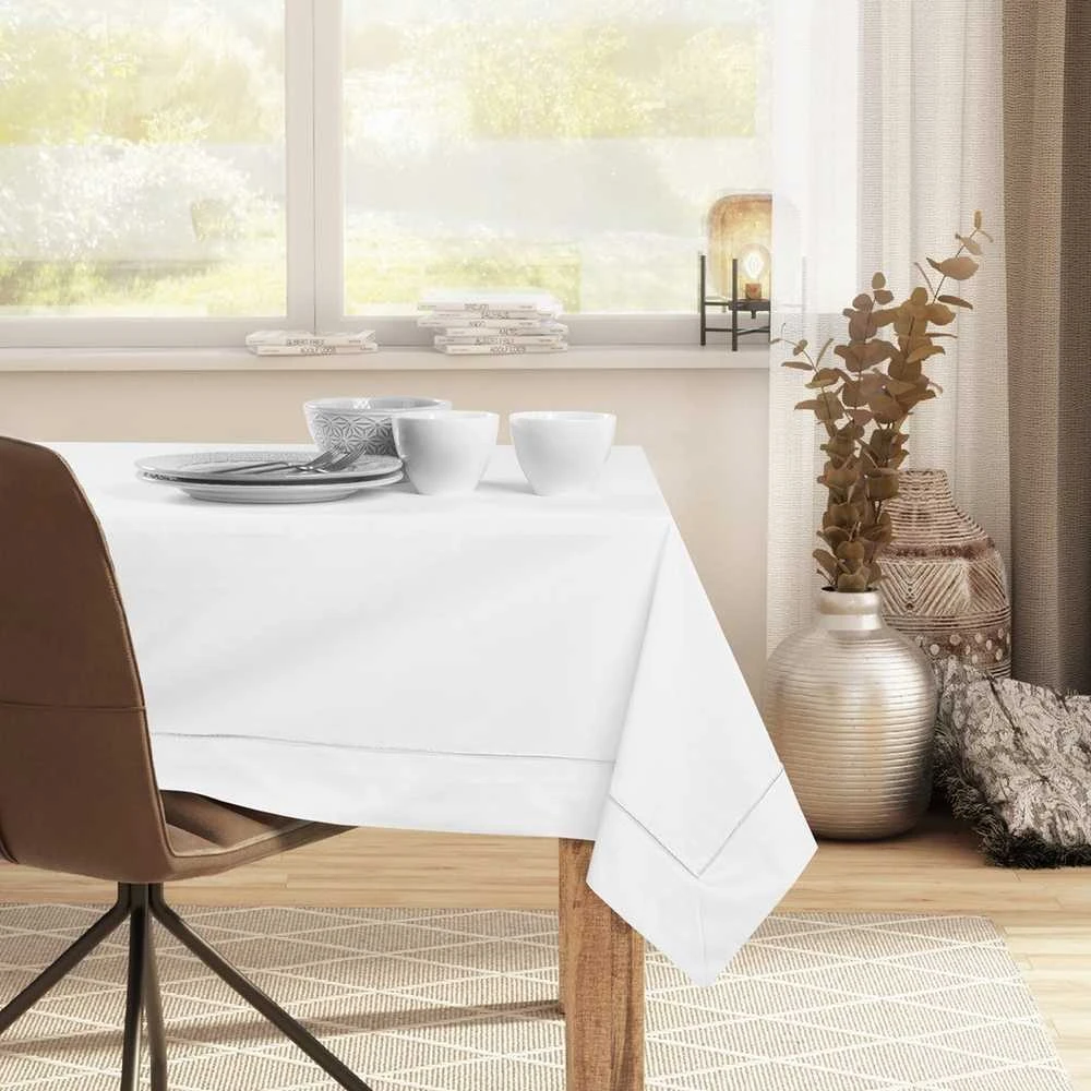 DecoKing Staltiesė 110×240 cm balta