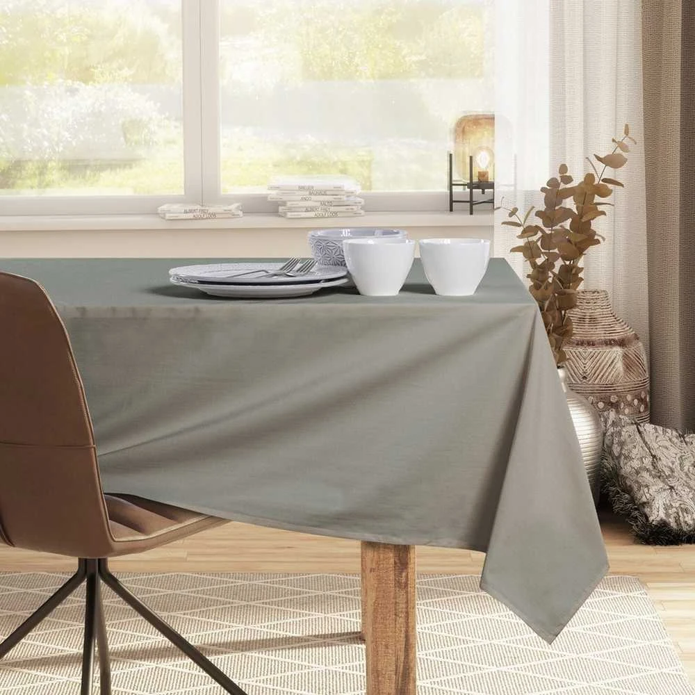 DecoKing Staltiesė 120×180 cappuccino spalvos DK PURE HMD