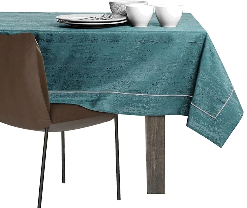 AmeliaHome Staltiesė stačiakampė Vesta, 120×240 cm, tamsiai mėlyna