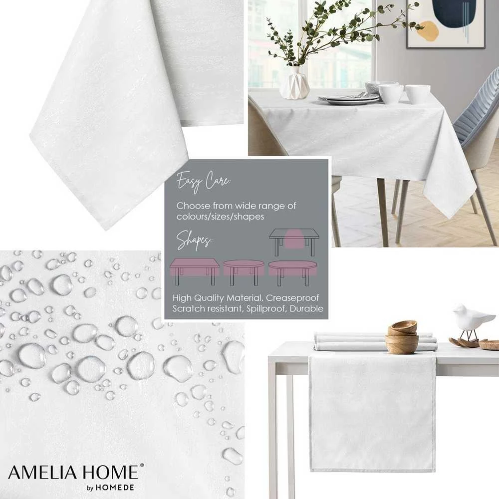 AmeliaHome Staltiesė 120×260 cm balta AH VESTA
