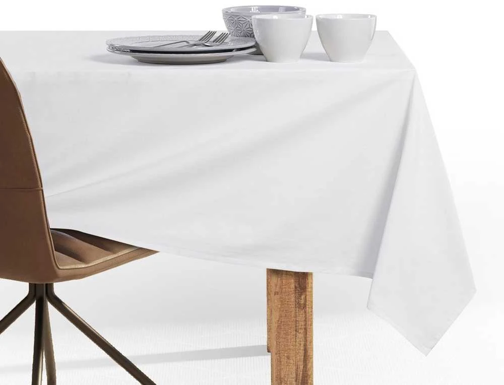 DecoKing Staltiesė 140×160 cm balta DK PURE HMD