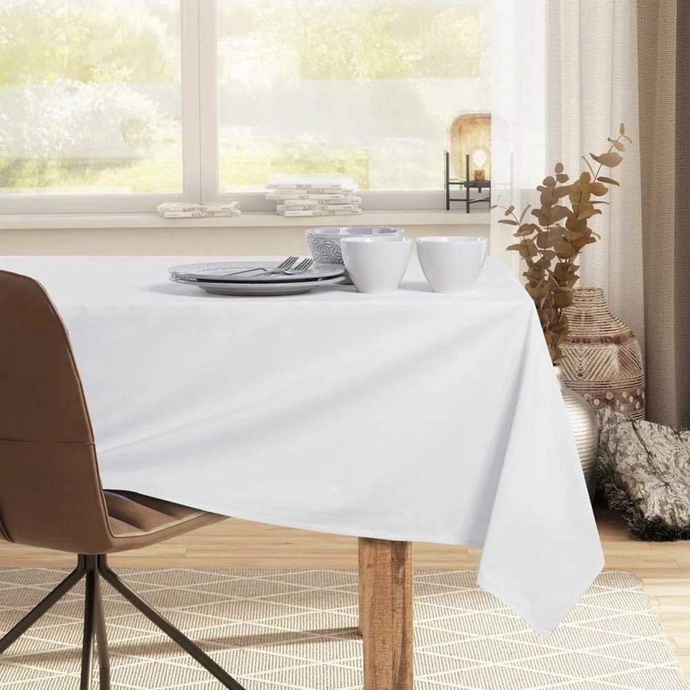 DecoKing Staltiesė 140×160 cm balta DK PURE HMD