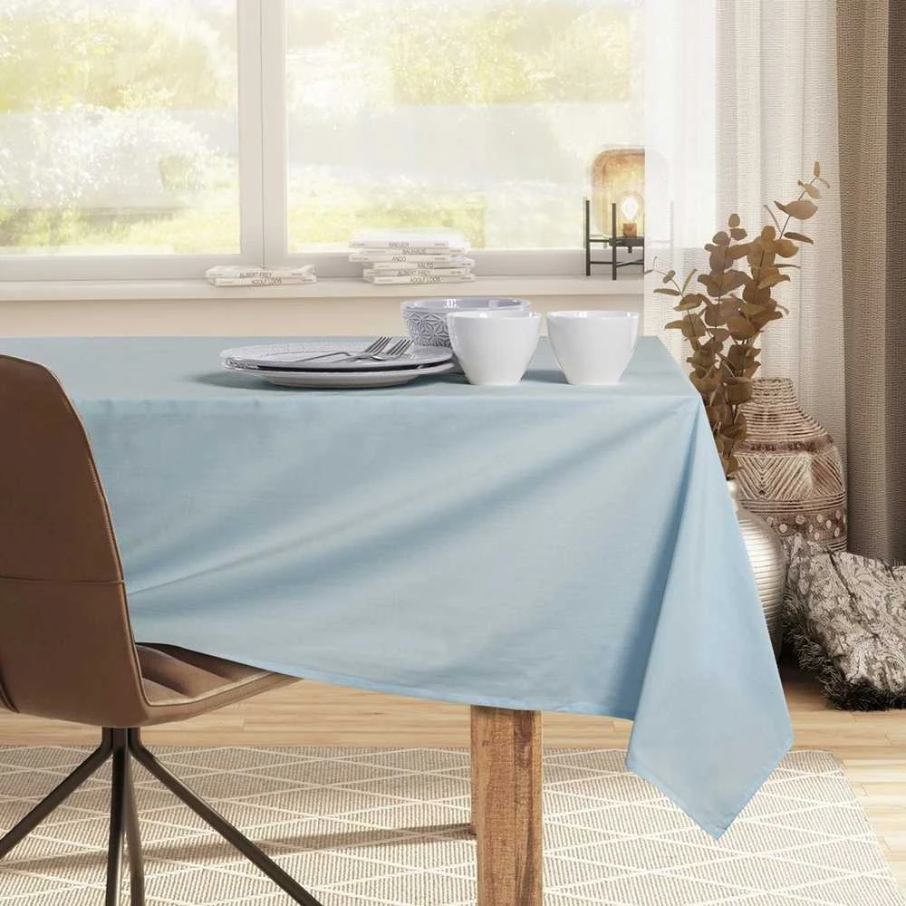 DecoKing Staltiesė 140×180 cm sidabrinė mėlyna DK